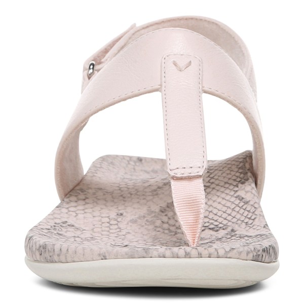 Vionic Sandals Ireland - Tala T-Strap Sandal Pink - Womens Shoes In Store | BINVP-0215